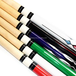 Nueva llegada 1/2 -PC Pool Cue Stick 57 pulgadas Maple Wood Billiard Nine-ball Billiard Taco Color aleatorio <span class=keywords><strong>para</strong></span> la venta - Product Image 5