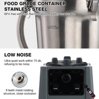 Machine à milkshake électrique multifonctionnelle de haute qualité pour la cuisine, en acier inoxydable, 4L, 3200W, mélangeur commercial robuste