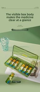 กล่องใส่ยาเจ็ดวันแบบพกพากล่องใส่ยาเตือนการเดินทางใช้ยาสามมื้อ - Product Image 4