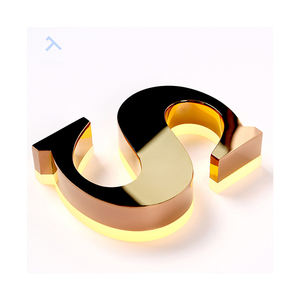 แถบไฟ LED ตกแต่งอะคริลิคสำหรับบริษัทสแตนเลสสตีลอลู<span class=keywords><strong>มิ</strong></span><span class=keywords><strong>เนียม</strong></span> DC ป้ายติดผนังประตูสำนักงานโลโก้ธุรกิจ3D ตามสั่ง - Product Image 4