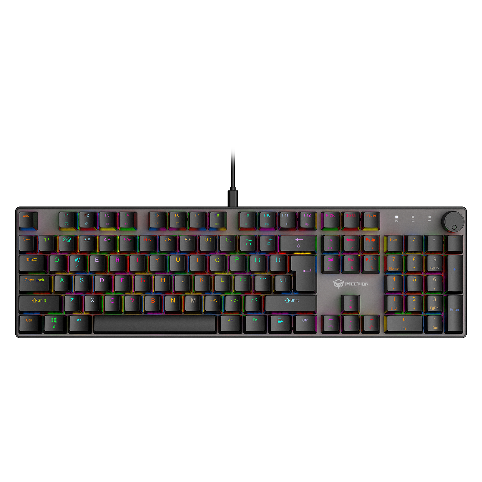 MEETION MK009PRO Gaming Keyboard - RGB Backlit & Hot Swap
