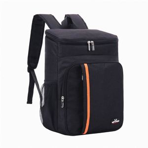 Custom Logo Portable Thermal Insulation <b>Backpack</b> <b>Cooler</b> Oxford Material Food Box Travel Picnic Leak Proof <b>Cooler</b> Bag Zipper - Product Image 2