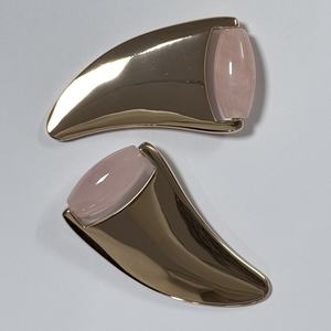 Produits gagnants tendance et récents, outils de soin de la peau, masseur Gua Sha en quartz rose et jade pour le visage - Product Image 6