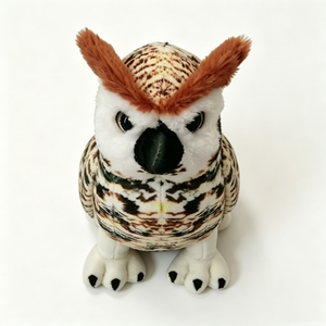 Peluche de búho realista personalizado, juguete de peluche de búho, peluche de búho, animal de peluche de búho - Product Image 1