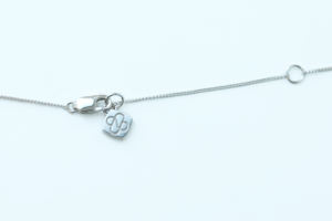 Collar de Composición en Oro Blanco de 14K con Diamantes, Joyería Fina al por Mayor, Fabricante de Joyería, Collar de Diseño Personalizado, OEM ODM - Product Image 4