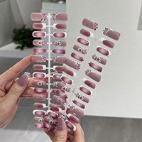 Kit de 30 faux ongles de luxe en PMMA, populaires en 2026, finition brillante, fabriqués à la machine, ongles à presser de haute qualité, forme carrée SGF-05