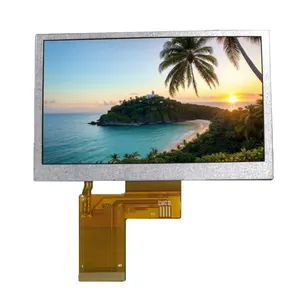 Aspect Ratio 16:9 Tft Lcd 4.3inch 480x272 Lcd Display Panels with Resistive Touch Screen
