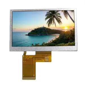 长宽比 16:9 Tft Lcd 4.3英寸 480x272 带电阻式触摸屏的液晶显示面板