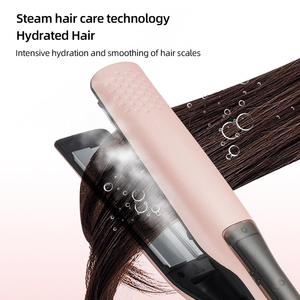 Lisseur à vapeur 65W avec plaques larges de 1,25 pouce, panneau numérique et réglage multi-températures – Outil de lissage professionnel pour salon - Product Image 5