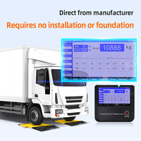 Pèse-Camion Industriel sans Fil à Essieux Robuste 20T PSD-WD23A avec Affichage LED, Matériau ABS, Support OEM