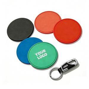 Sous-verres en silicone résistants à la chaleur pour tasses à thé, café, vin, antidérapants, pour restaurants, cadeaux promotionnels professionnels, vente en gros - Product Image 1