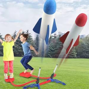 Lanceur de fusées à air comprimé pour enfants, jeu d'extérieur avec pompe à pied, jouet pour enfants, cadeau - Product Image 1