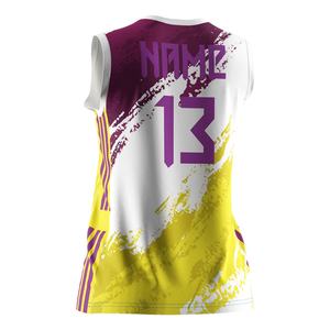 Camiseta Deportiva de Voleibol Sublimada de Alta Calidad, Secado Rápido, Personalizada, para Gimnasio, Ropa Deportiva de Voleibol Sublimada para Mujer - Product Image 2