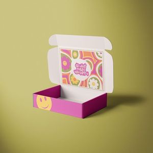 Caja <span class=keywords><strong>de</strong></span> Papel Kraft Biodegradable con Logotipo Personalizado para Productos Horneados, Galletas, Chocolate, Dulces, Pasteles Lunares, Empaque <span class=keywords><strong>de</strong></span> Alimentos - Product Image 1