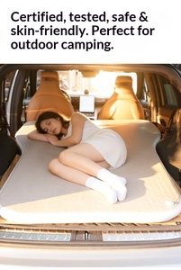 Matelas gonflable portable à gonflage rapide, lit d'appoint pour voiture avec surface douce brossée, ajustement universel pour la plupart des modèles <span class=keywords><strong>de</strong></span> SUV - Product Image 5