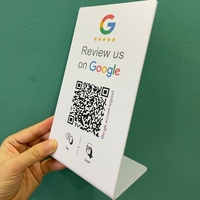 Soporte NFC de plástico pasivo RFID NFT215 para reseñas de Google / Soporte de dispositivo táctil para reseñas en Google