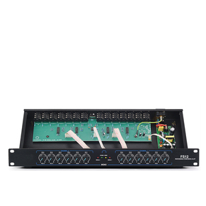 DB206 distributore di Splitter di segnale Audio Mono Stereo per apparecchiature professionali 2 in <span class=keywords><strong>12</strong></span> out 6.5mm per audio - Product Image 2