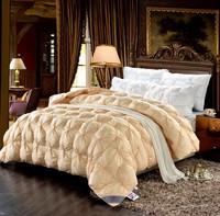 Couette d'hiver épaisse et lavable YongHo, style européen et américain moderne, taille King/Queen, blanche, pour la maison et l'hôtel