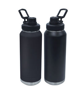 Produits en gros Topnovo 2025 – Bouteille d'eau isotherme à double paroi en acier inoxydable 304 avec couvercle anti-fuite, flasque sous vide 32 oz - Product Image 2