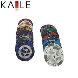 Jetons <span class=keywords><strong>de</strong></span> poker magnétiques <span class=keywords><strong>de</strong></span> 14 g avec logo personnalisé, jetons en argile bicolores avec plaque en fer, fournisseur d'usine pour les jeux <span class=keywords><strong>de</strong></span> <span class=keywords><strong>casino</strong></span> - Product Image 3