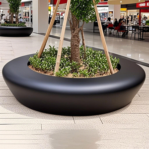 Custom FRP GRC Tree Surround Anti-Corrosion Durable Eco-Friendly Outdoor Waiting Leisure <b>Chair</b> for Hospital Hotel Gym - Product Image 6