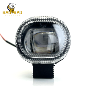 BAOBAO 20 Watts Rouge Polic Lumières 24V 3570 Puces En Aluminium Étanche Pare-chocs Avant Lumières et Feux D'avertissement pour Chariots Élévateurs - Product Image 1