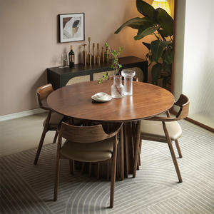 Table ronde <span class=keywords><strong>en</strong></span> <span class=keywords><strong>bois</strong></span> massif simple nordique style maison <span class=keywords><strong>petit</strong></span> restaurant <span class=keywords><strong>en</strong></span> rondins table ronde créative décontractée table basse - Product Image 2