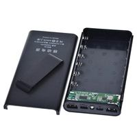 Portable 5V 6x18650 Power Bank Battery Box Shell Case DIY Type-C Micro USB Fast Charging Mobile Phone Charger Box Case