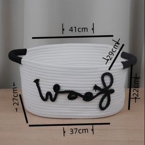 Cesta <span class=keywords><strong>de</strong></span> Juguetes para <span class=keywords><strong>Perros</strong></span> <span class=keywords><strong>y</strong></span> <span class=keywords><strong>Gatos</strong></span> <span class=keywords><strong>de</strong></span> Algodón Duradero <span class=keywords><strong>de</strong></span> Alta Calidad, Estilo Nuevo, Venta al por Mayor, Contenedor <span class=keywords><strong>de</strong></span> Almacenamiento Grande para Guardería, Sala <span class=keywords><strong>de</strong></span> Estar, Dormitorio - Product Image 3