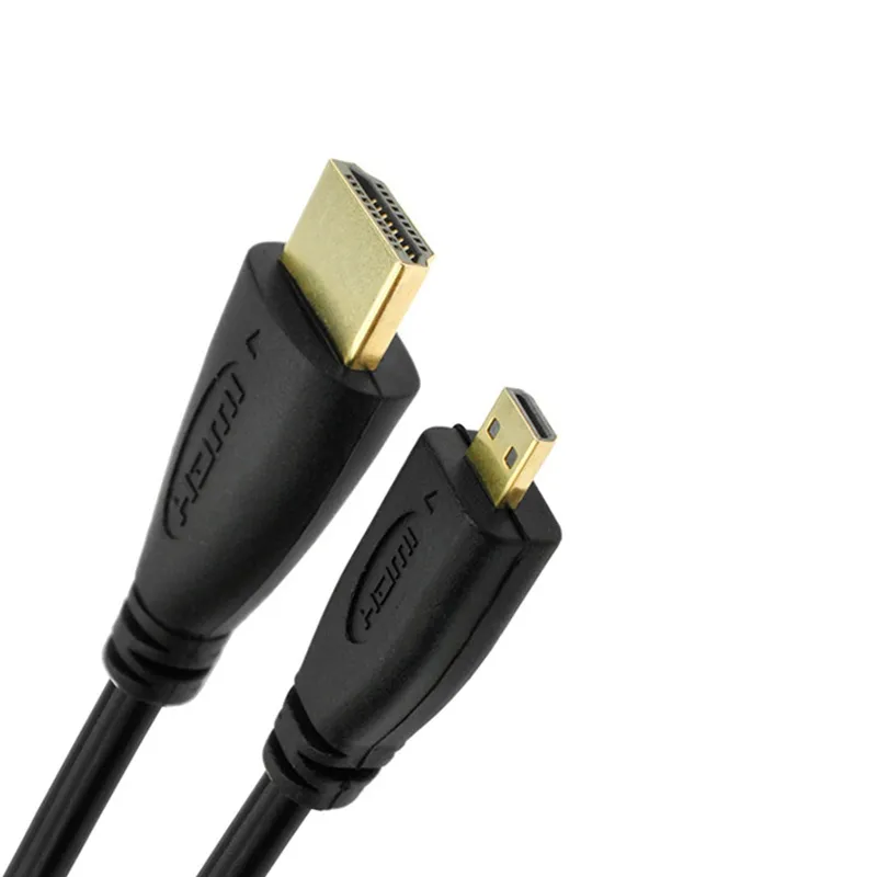 Wholesale Male to Male High Speed 3D AV Cable Micro hdtv to HDTV Cable1.5M 3M 5M 10M Micro HDTV