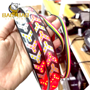 Bao 120cm 150cm 180cm <span class=keywords><strong>200cm</strong></span> 220cm kırmızı sarı koşu renk otomatik Taillight <span class=keywords><strong>LED</strong></span> stroboskop ışık çubuğu araba arka lambası <span class=keywords><strong>LED</strong></span> için fren lambaları - Product Image 2