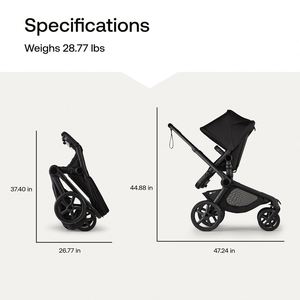 <span class=keywords><strong>Cochecito</strong></span> <span class=keywords><strong>Bugaboo</strong></span> Kangaroo Todoterreno, Convertible de Individual a Doble, con Asiento para Niños Pequeños, para hasta Tres Niños, Ruedas XL - Product Image 2