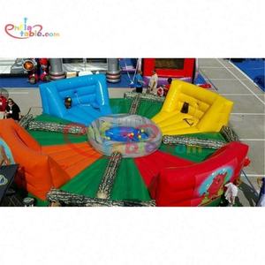 Aufblasbares Bungee-Run & Nilpferd-Spiel-Kombi - Teambuilding-Wettbewerbsausrüstung mit individuellem Design-Service - Product Image 3