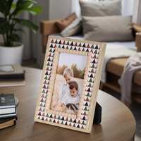 Daxin Rectangle Décoration de la maison Cadre photo MDF