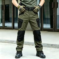 Pantalon de travail pour homme de haute qualité en tissu Ripstop avec genouillères en Cordura, vêtements de travail et uniforme