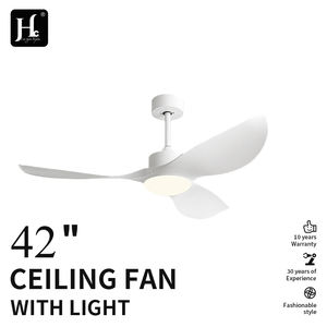 Ventilador de techo LED BLDC con luz, control remoto, para decoración del hogar, sala de estar, dormitorio, de 42 y 52 pulgadas - Product Image 2