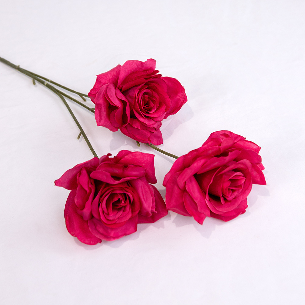 3-headed Diamond Rose [Rose Red] (Leafless)