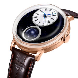 Relojes Automáticos Mecánicos de Pulsera para Hombres de Lujo con Visualización de 24 Horas, Esfera Giratoria 3D de Lapislázuli, Logotipo Personalizado, Fabricantes OEM - Product Image 1