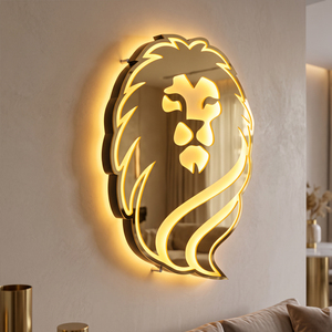 Enseigne lumineuse LED 3D décorative en acier inoxydable avec logo rétroéclairé, lettres lumineuses personnalisées, enseigne commerciale LED - Product Image 5