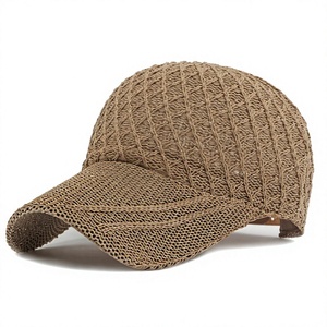 Casquette de baseball en maille ajourée respirante, protection solaire, 6 panneaux, réglable, pour le sport, décontractée, pour l'extérieur et les voyages - Product Image 2