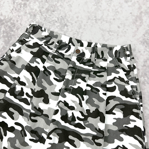 QIANSHI personalizado verano 6 bolsillos Denim Sweat Camo Cargo Shorts para hombres Baggy diseñador hasta la rodilla hombres Bermudas pantalones cortos <span class=keywords><strong>De</strong></span> <span class=keywords><strong>Hombre</strong></span> - Product Image 4