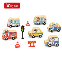 Nouvel ensemble table et chaises en bois pour enfants 2026 avec dossier motif animaux mignons (lapin, ours) – Mobilier d'activités pour tout-petits pour salle de jeux W08G410