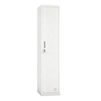 Armoire de rangement avec serrure à clé, design moderne, pour bureau, salle du personnel, vestiaire d'usine