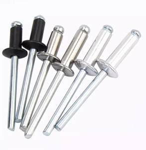Rivets à tête bombée à extrémité ouverte 2mm-6.4mm Mandrin en acier et rivets aveugles en aluminium Tailles variées - Product Image 1