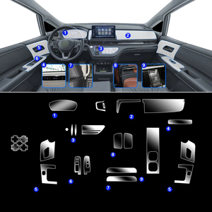 Película transparente de Tpu para Honda Odyssey 2023 2024, pegatina Interior de coche, consola central, pantalla de engranaje de aire, Panel de ventana de puerta de salpicadero - Product Image 2