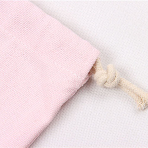 Custom Logo Design Recyclable Organic Small Soft Velvet Muslin Drawstring Dust Storage Bags for <b>Wig</b> Jewelry Cosmetic Packaging - Product Image 5
