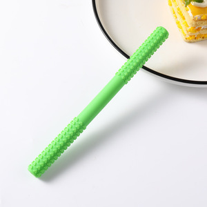 Tubo Massaggiante Sensoriale in Silicone Alimentare per Dentizione, Sicuro, <span class=keywords><strong>Morbido</strong></span> e Resistente, Giocattolo per Neonati 3-12 Mesi - Product Image 5