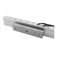 DFD 280KG 600LBS Force de maintien magnétique durable Serrure électromagnétique commerciale 12V Indicateur LED Étanche Double tension