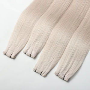 <span class=keywords><strong>Extensiones</strong></span> <span class=keywords><strong>de</strong></span> <span class=keywords><strong>cabello</strong></span> humano Invisible Lay Flat Genius Weft Venta al por mayor Cutícula intacta <span class=keywords><strong>Cabello</strong></span> humano virgen crudo Meche Humain Perruque - Product Image 2