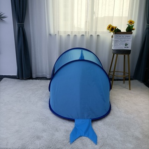 Muzi Blue Whale <strong>Kids</strong> Play <strong>Tent</strong> House Custom Fabric Pop-up Wigwam <strong>Tent</strong> <strong>Bed</strong> Foldable Soft Indoor Toy Sports Toy <strong>for</strong> Sale - Product Image 5